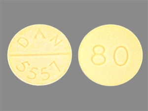 Propranolol cap 80mg er