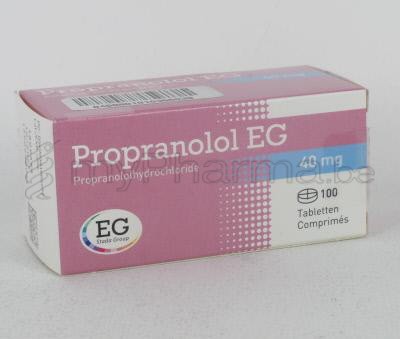 Prix pour propranolol